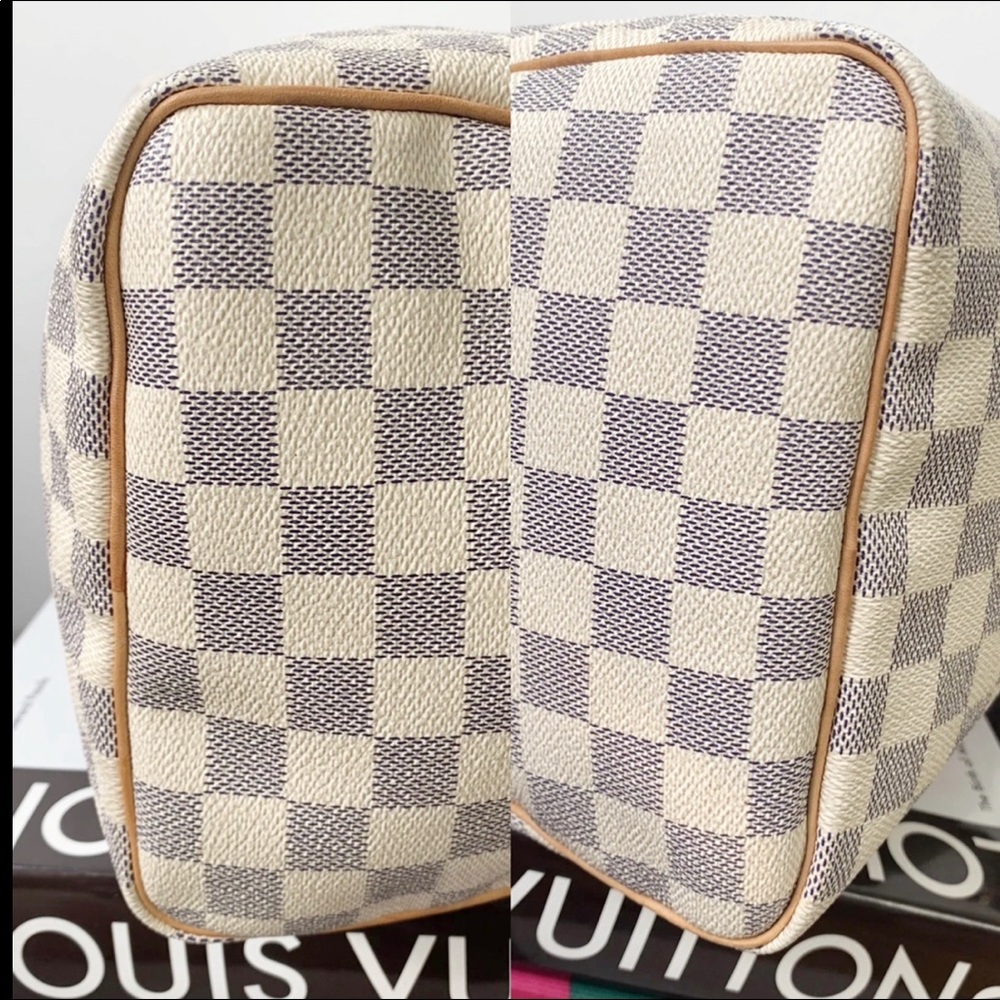 🦋✨AZUR SPEEDY✨🦋 Auth Louis Vuitton Damier 30 Bag - Picture 6 of 12